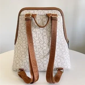 NWT Calvin Klein enya backpack Calvin Klein | Bags | Enya Signature Logo Backpack | Poshmark main image 2